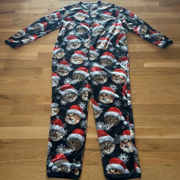 Ugly Union Cats Union Suit Pajama 2XL - Picture 2 of 10